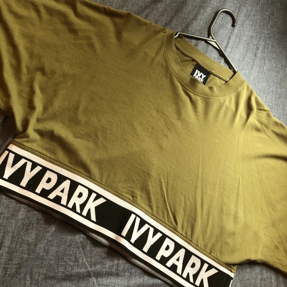 Ivy park green crop top - Picture 1 of 3